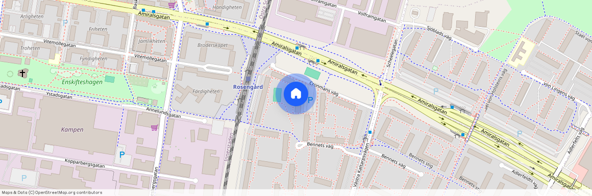 Cronmans väg 5B, Törnrosen