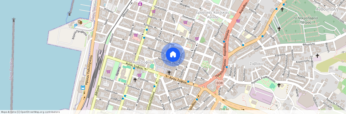 Θεσσαλονίκης, 64, Πάτρα Ελλάδα, 26441, Αγία Σοφία (Πάτρα)