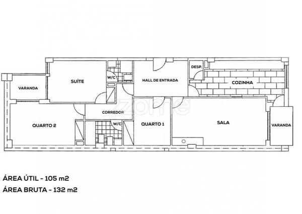 Apartamento T2 em Braga