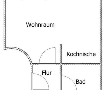 Ab sofort/Zum 01.01: Zentrale1-Zimmer-Wohnung mit EBK und modernem Bad - Photo 5