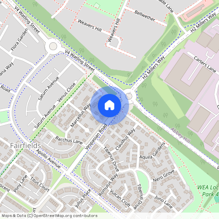 Vespasian Road, Fairfields