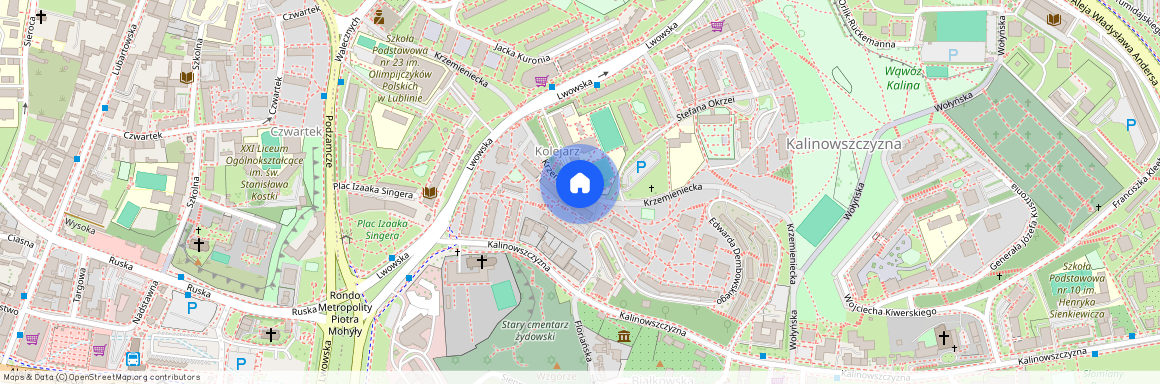 ul. Krzemieniecka, Kalinowszczyzna, Lublin, lubelskie