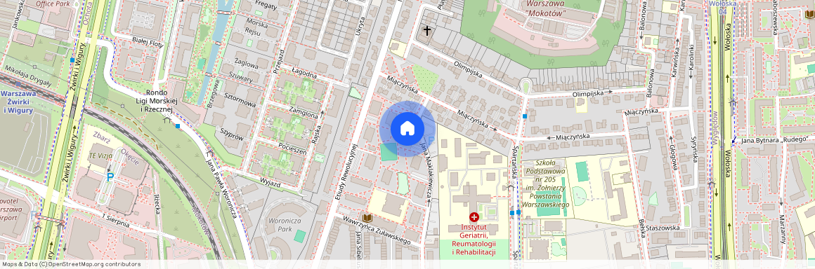 ul. Jana Maklakiewicza, Wyględów, Mokotów, Warszawa, mazowieckie
