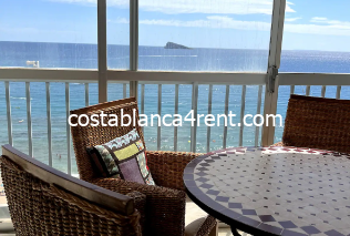 Benidorm first Line apartement Winter let