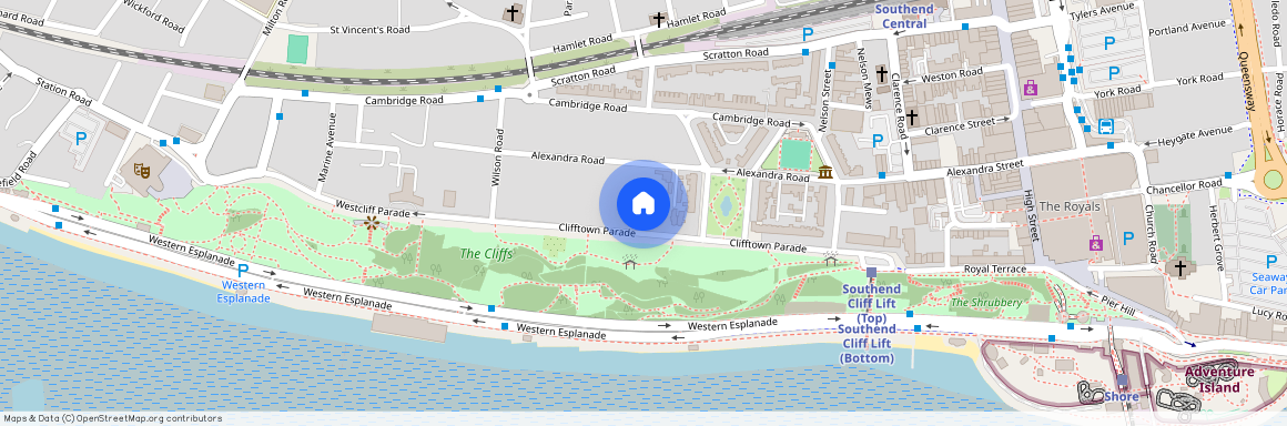 Clifftown Parade, Southend on Sea