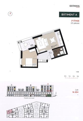 1A-204 - Magnifique appartement neuf de 2.5 pièces avec vue sur le lac ! - Photo 4