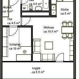 Auf gute Nachbarschaft: 2-Zimmer-Wohnung - Photo 1