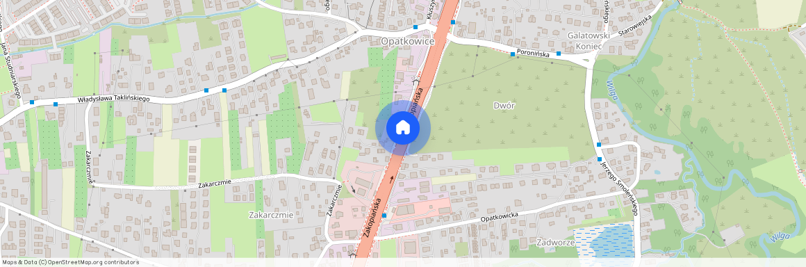 ul. Zakopiańska, Stare Podgórze, Podgórze, Kraków, małopolskie