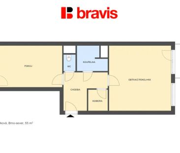 Pronájem bytu 2+kk, Brno - Zábrdovice, ul. Spolková, centrum města,... - Photo 1