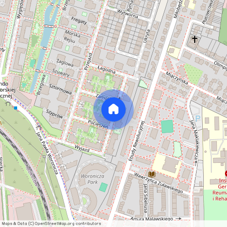 ul. Rajska, Wyględów, Mokotów, Warszawa, mazowieckie