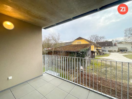 Geförderte 2-Zimmer-Wohnung mit Tiefgaragenparkplatz und Loggia in Gallspach. Erstbezug! - Photo 1