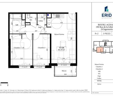 Location Appartement 3 pièces 64m² BOURG ACHARD 27310 - Photo 2