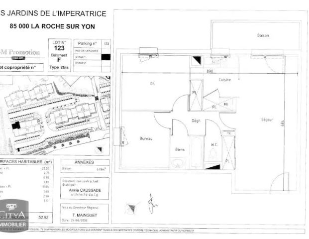 Appartement à louer 2 pièces 53.18m² - Photo 1