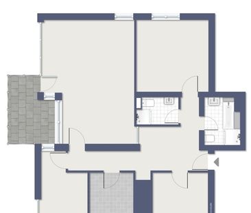 Renovierte 4-Zimmer-Wohnung mit SW-Balkon,2 kernsanierten Bädern un... - Foto 1