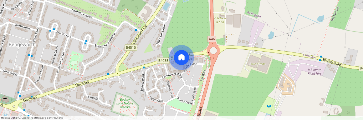 Viburnum Walk, Worcestershire WR11