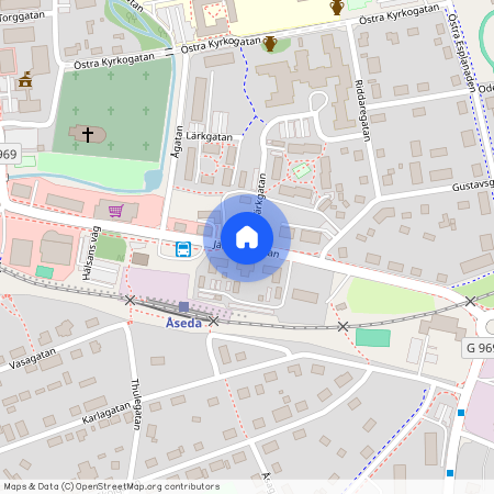 Järnvägsgatan, Åseda