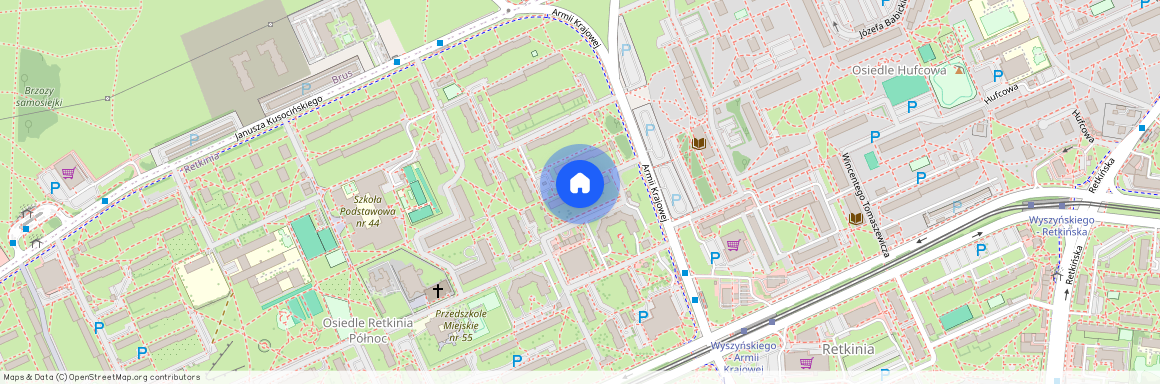 ul. Armii Krajowej, Retkinia, Polesie, Łódź, łódzkie