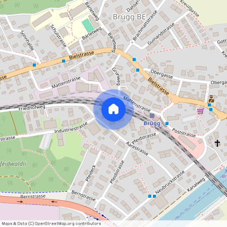 2555, Brügg BE, Friedhofweg, 12