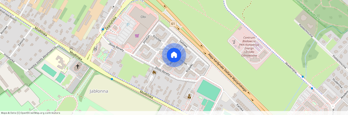 Legionowski, Jabłonna, Grabsztyny