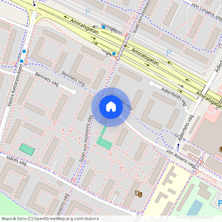 Von Rosens väg 1, Örtagården