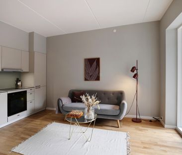 Lys stue og køkkenalrum i åben forbindelse - Foto 1