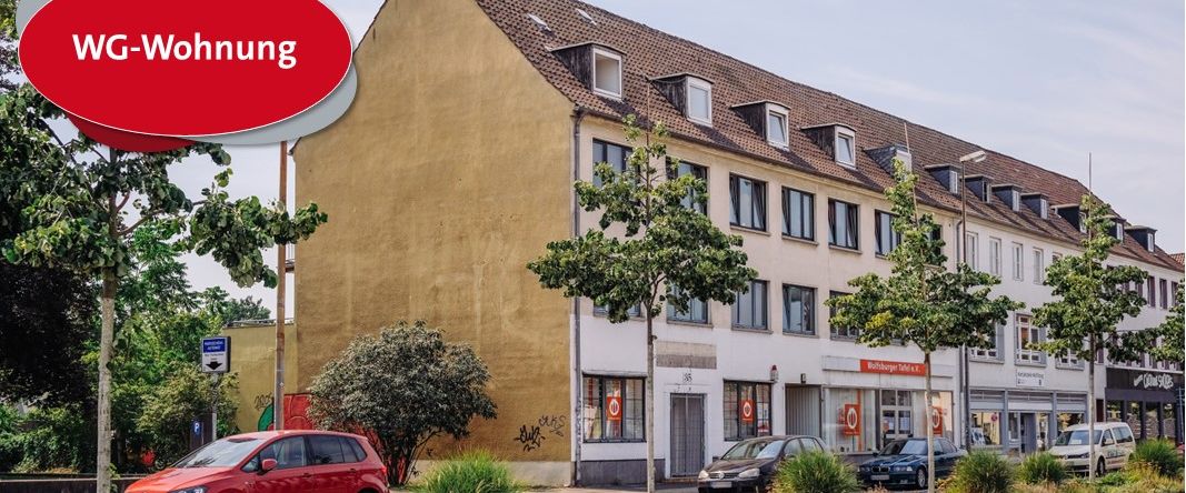 Großes möbliertes Zimmer 21,16 m² mit Gemeinschaftsbad und - küche // 1.OG Zi. 3 - Photo 1