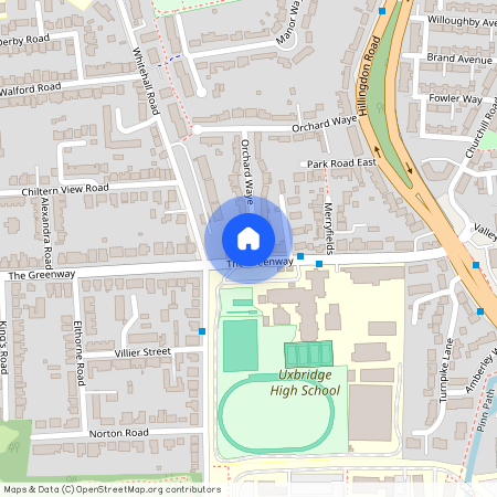 The Greenway, Uxbridge, Middlesex, UB8