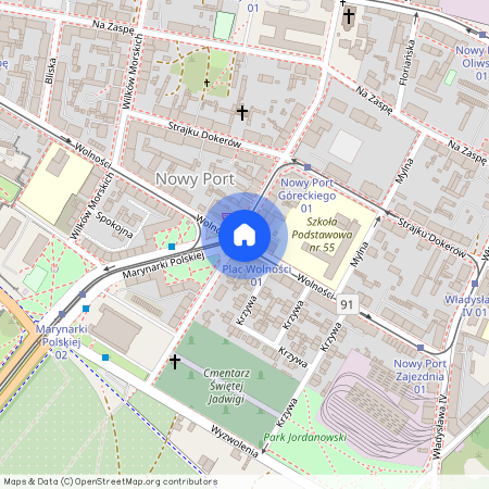 ul. Wolności, Nowy Port, Gdańsk, pomorskie