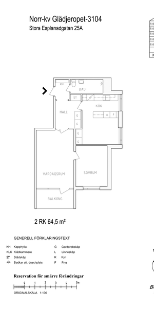 Stora Esplanadgatan 25 A, våning 3 - Foto 1