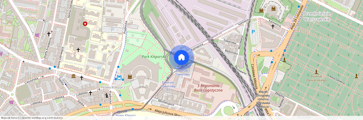 ul. Kamienna, Kleparz, Stare Miasto, Kraków, małopolskie