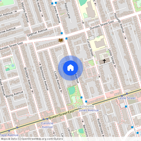 72 Jones Avenue Unit# Unit R, Ontario, Toronto E01