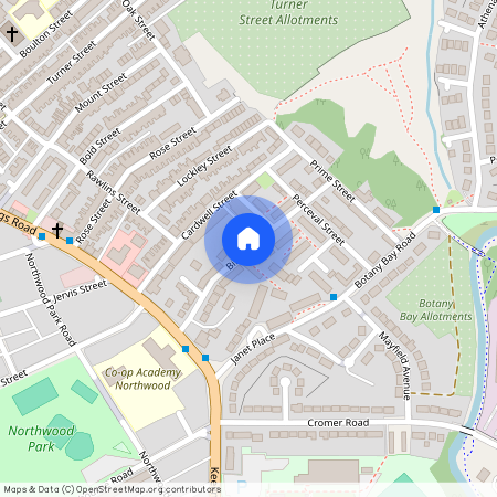 Birch Street, Stoke-on-Trent, Staffordshire, ST1