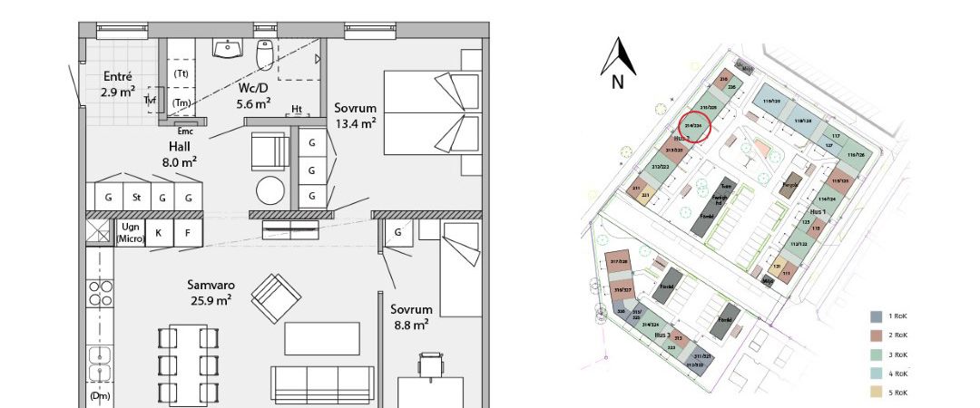 Lgh 224 - 3rok - 68,0m² - Photo 1