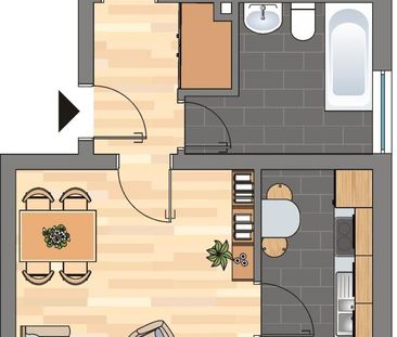 2-Zimmer-Etagenwohnung in Weißenthurm - Foto 1