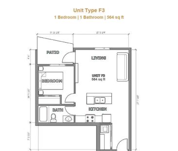 The Rivana — 1-Bedroom / 1-Bathroom - Photo 1