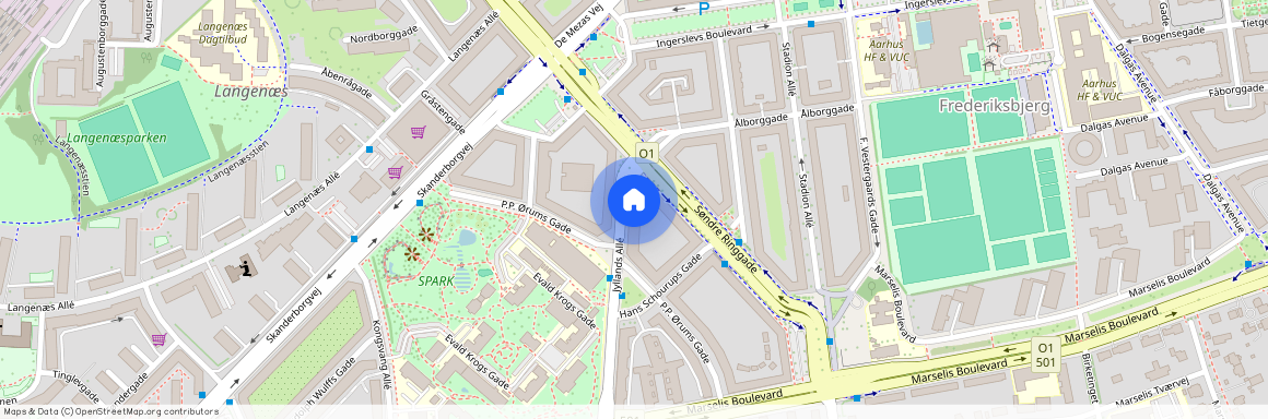 Jyllands Allé 5, 4. tv. 8000 Aarhus C