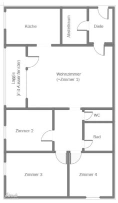 4-Zimmer-Wohnung mit Loggia und Stellplatz! - Photo 1