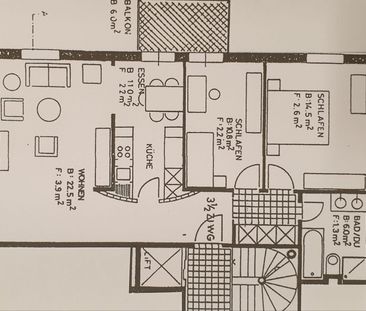 3.5 Zimmer, 70 m², 2. Stock - Photo 4