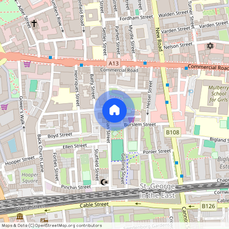 Christian Street, E1, London