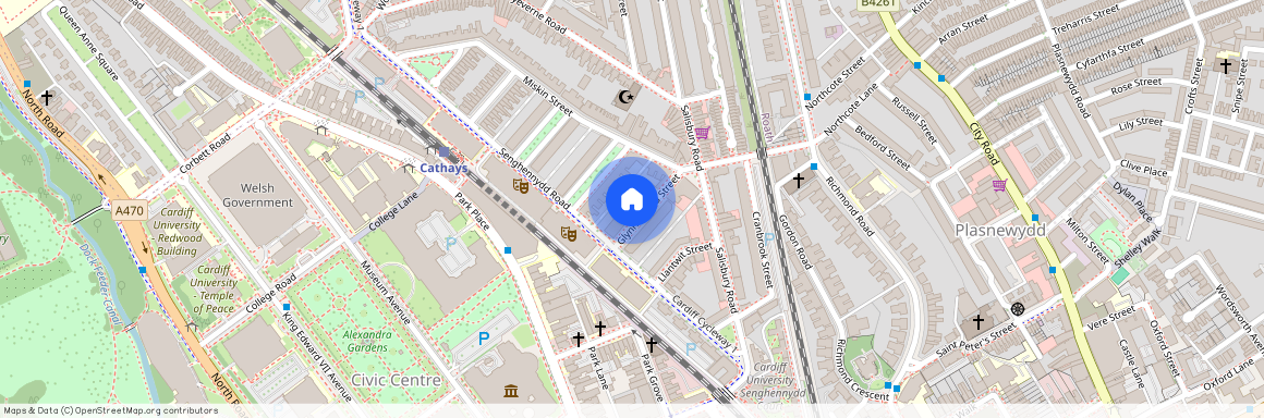 Glynrhondda Street, Cathays, CF24