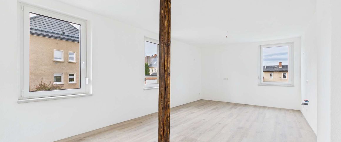 Erstbezug: charmante 3-Zimmer-Wohnung mit Garten in Auerbach - Foto 1