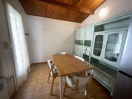 Pavillon T3 meublé à louer de 43.30 M2 avec terrasse , jardinet,+ 1 stationnement à Sausset-les-Pins, - Photo 5