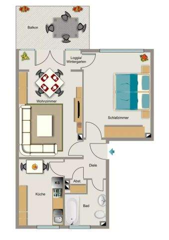 Schnorrstraße 51, 45892 Gelsenkirchen - Photo 3