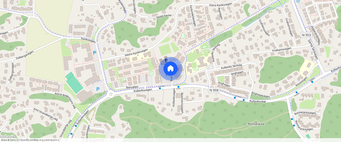 Kyviks äng, Kullavik