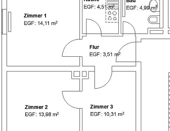 Gut geschnittene 3 ZKB im Forstfeld! - Photo 1