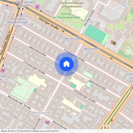 Jablonskistr., Berlin, Prenzlauer Berg, 10405