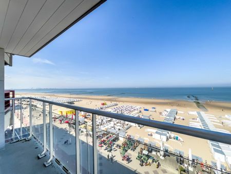 Gemeubeld appartement met frontaal zeezicht gelegen vlakbij het Lichttorenplein. - Foto 2