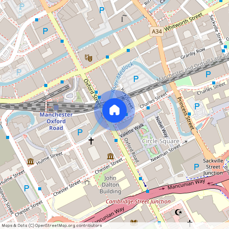 Greater Manchester, M1, Oxford Road, Manchester