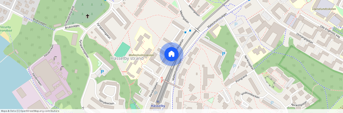 Persikogatan, Hässelby