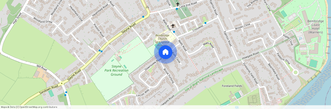 9 Downs View Road, New Cottage Bicknor Lane, PO35 5QS